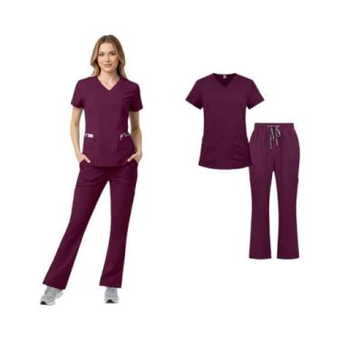 Imagem de Conjunto De Uniformes Médicos Femininos De Alta Qualidade Para Hospita