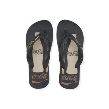 Imagem de Chinelo Coca-Cola Shoes Crook Masculino Adulto Ref. CC4846-Masculino