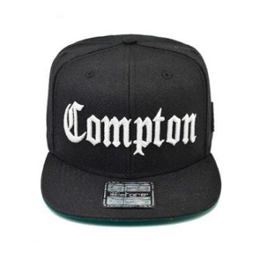 Imagem de Boné Snapback Aba Reta Bordado Preto E-stars-Masculino