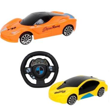 Imagem de Carro Carrinho Controle Remoto Race Possante - Wellkids, Laranja