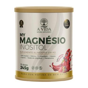 Imagem de My Magnesio Inositol 245g A Vida Natural Supplements Frutas Vermelhas