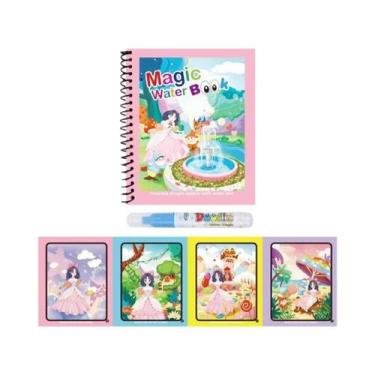 Imagem de Livro Mágico De Pintura Em Aquarela Para Crianças Com Caneta De Água R