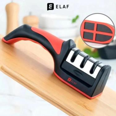 Imagem de Afiador Amolador De Facas E Tesouras 3 In 1 Profissional Ver - Congrat