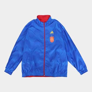 Imagem de Jaqueta Espanha 22/23 Hino Dupla Face Adidas Masculina-Masculino