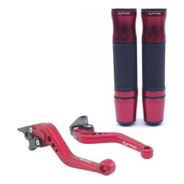Imagem de Manete Esportiva Manopla Peso Cbr1100xx St1300 St1300a Vfr80 - Stark R