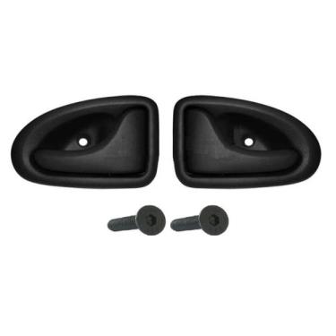 Imagem de Kit Maçaneta Parafusos Puxador Gatilho Porta Clio Scenic Megane - LCS