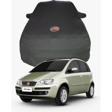 Imagem de Capa de Carro Fiat Ideia Tecido  Lycra Premium - Cadilhe Capas, Preto