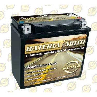Imagem de BATERIA ROUTE XTZ20LS harley davidson fat boy hd fxs blackline softail