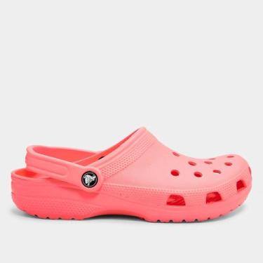 Imagem de Sandália Crocs Cayman Casual, Rosa, Vermelho, 37