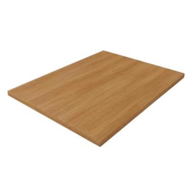 Imagem de Tampo Mesa 60x80 MDF 15mm Preto 80x60 Prateleira Arrigo Móveis
