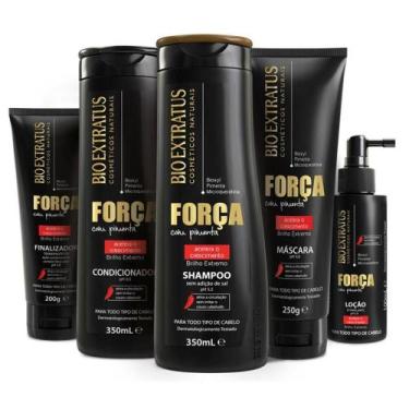 Imagem de Kit Bio Extratus Força Com Pimenta 5produtos