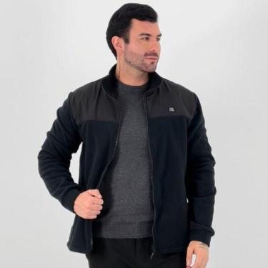 Imagem de Jaqueta Oceano Soft Gola Alta Masculina, P, Preto