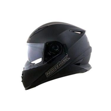Imagem de Capacete Norisk FF302 Soul Monocolor Preto Fosco Com Óculos Interno Mo