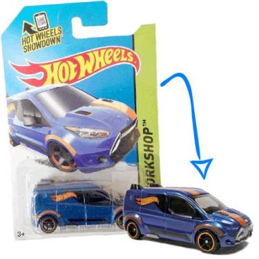 Imagem de HOT WHEELS Showdown Ford Transit Connect Mattel BDD17