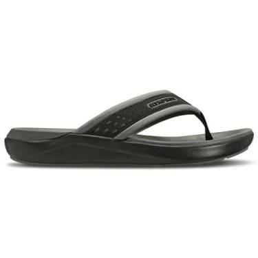 Imagem de Chinelo masculino olympikus oly_54827630, Preto, Chumbo, 41/42