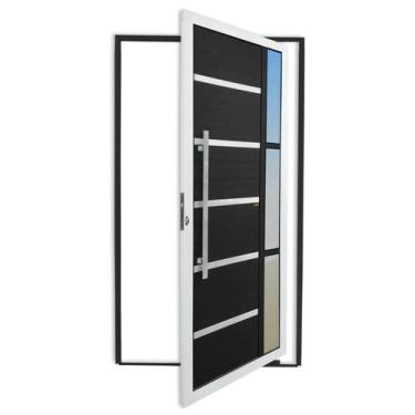 Imagem de Porta Pivotante Lambril Miraggio com Puxador Super 210cm x 100cm Brima