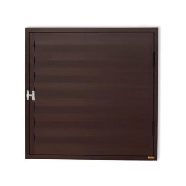 Imagem de Abrigo D'Água/Gásplus 1 Folha com Ventilação 80x80cm Brimak Corten