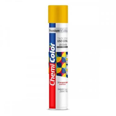 Imagem de Spray Chemicolor Amarelo 250Ml/120G. - BASTON CHEMICOLOR