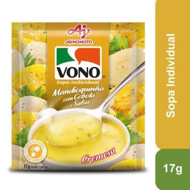 Imagem de Sopa cremosa VONO Sabor Mandioquinha com Cebola e Salsa 17g - AJINOMOT