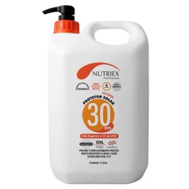 Imagem de Protetor Solar Profissional FPS 30 1/3 UVA 4 Litros - NUTRIEX