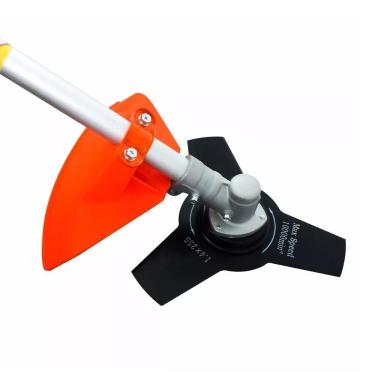 Imagem de Roçadeira Lateral Profissional Vulcan VR260P 2T 26CC 0,9HP Robusta com Lâmina 3 Pontas + Disco Extra 8 Pontas Furo 25mm Tamanho 200mm Espessura 1,5mm