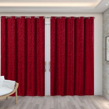 Imagem de Cortina Sala Quarto em Tecido Jacquard 4,00 m x 2,70  m
