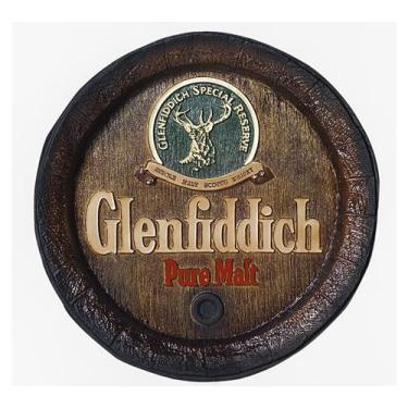 Imagem de Barril Glenfiddich Whisky De Parede Grande Em Fibra - Lembrei De Ti