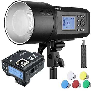 Imagem de Godox AD600Pro 600Ws TTL Flash Outdoor com Godox X2T-S 2.4G 1/8000s 2600mAh Bateria 360 Flashes de Potência Total, 0.01-0.9s Reciclagem Compatível com Canon Nikon Sony Olympus Panasonic