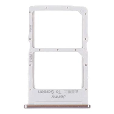 Imagem de HUANGYUNCHAO Acessórios telefônicos Bandeja de cartão SIM + bandeja de cartão NM para Huawei Nova 7i Substituição do telefone celular