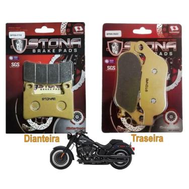 Imagem de Kit pastilha freio Stona D/T HD FLS Softail Slim 1690 2015