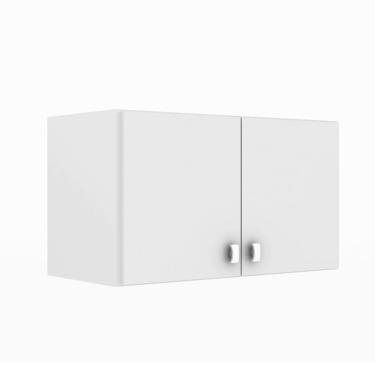Imagem de Armário Aéreo Multiuso 63 Cm Com 2 Portas Cr30001 Branco