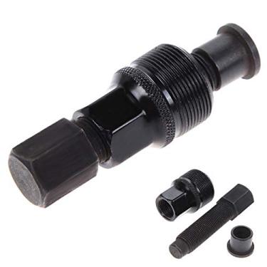 Imagem de KAYBOO Removedor de extrator de manivela de bicicleta - Ferramenta de remoção de roda de braço de bicicleta preta para reparo de pedaleira conjunto de remoção de remoção de manivela compacto para ciclismo manivela para reparo de mountain bike