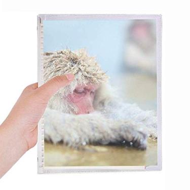 Imagem de Caderno de fotografia de animais Monkey Organism diário de folhas soltas recarregável, papelaria