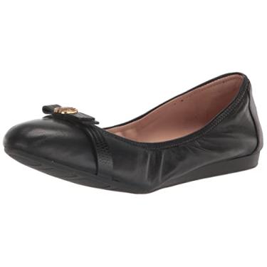 Imagem de Cole Haan Sapatilha feminina Tova Bow Ballet, Couro preto, 38