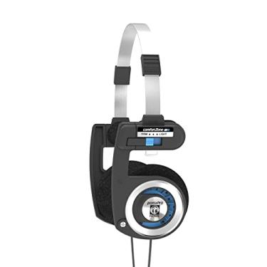 Imagem de Koss Fones de ouvido intra-auriculares Porta Pro com capa, preto/prata