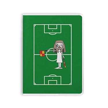 Imagem de Caderno de árbitro de handebol com a bandeira do desenho da mamãe, capa de chiclete, diário de capa macia