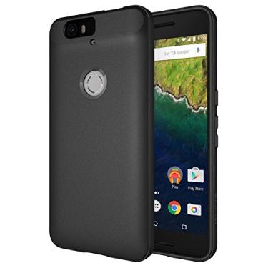 Imagem de Diztronic Capa Nexus 6P, capa de TPU flexível de ajuste fino e fosco para Huawei Nexus 6P (2015) - preta - (N6P-FM-BLK)