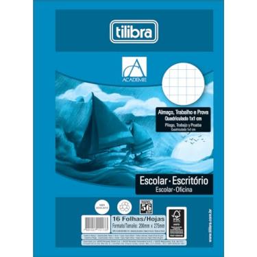 Imagem de Tilibra - Almaço Quadriculado 1x1cm Académie, com 16 Folhas