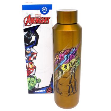 Imagem de Garrafa Manopla Infinito Thanos Térmica 6 Horas Ofic. Marvel