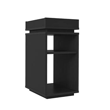 Imagem de Mesa de Apoio com nichos OLÍVIA cor Preto - Artely