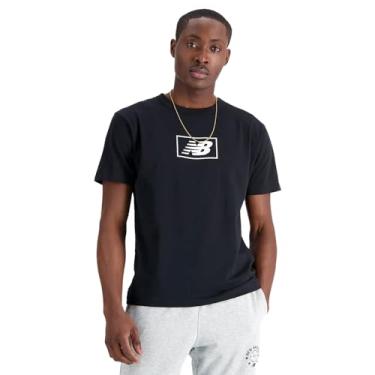 Imagem de Camiseta Masculina New Balance Essentials Logo Preto - G