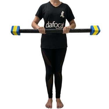 Imagem de Halter Barra Triangular Hidroginástica 1-2kg 100cm DF4021-AZ Azul/Amarelo Dafoca Sports