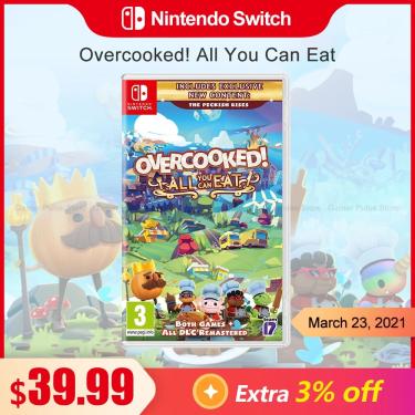 Imagem de Overcooked All You Can Eat Nintendo Switch Games Card Switch OLED Lite Genuine Brand New Gênero