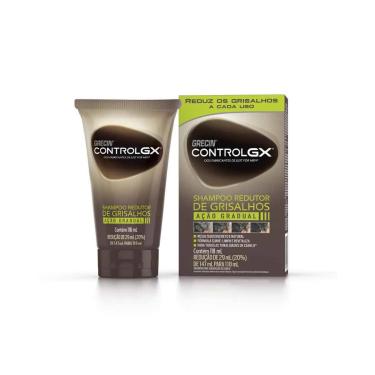 Imagem de Grecin Control Gx Shampoo Para Cabelo Redutor De Grisalho 118Ml