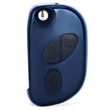 Imagem de Keymall Controle remoto de entrada sem chave de substituição para Maserati GranTurismo Quattroporte 2005-2011 3 botões Ask 433MHz ID48 Chip (FCCD: RX2TRF937 P/N: 4893A-TRF937)