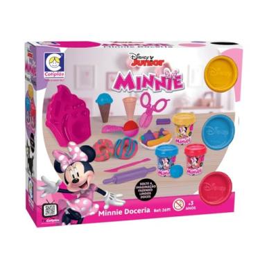 Imagem de Cotiplás, Kit de Massinha Disney Minnie Doceria Brinquedo Cotiplás