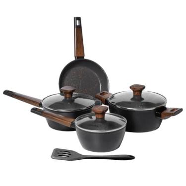 Imagem de Mimo Style Conjunto de 4 Panelas Studio Cook Black Indução