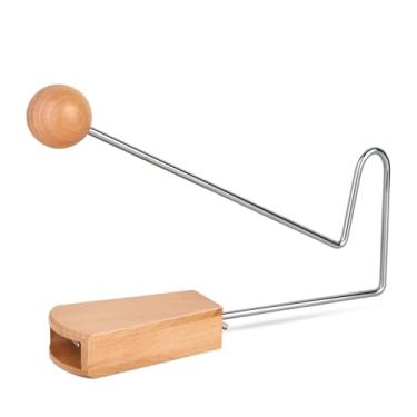 Imagem de Vibraslap, instrumento de percussão, instrumento de percussão manual latino, efeito sonoro de chocalho portátil fácil de usar para músicos, bandas e estúdios