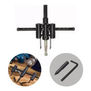 Imagem de Furador ajustavel circular de 30 á 120mm fertak tools