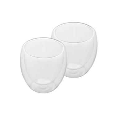 Imagem de LYOR - Conjunto 2 Copos de Café Parede Dupla de Vidro Borossilicato Modern 80ml